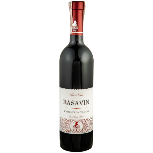 Вино Basavin Cabernet червоне сухе 12% 0,75л