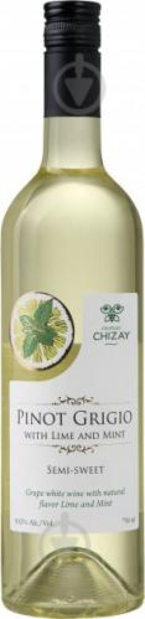 Вино біле н/сол Chateau Chizay "Pinot Grigio" 0.75л