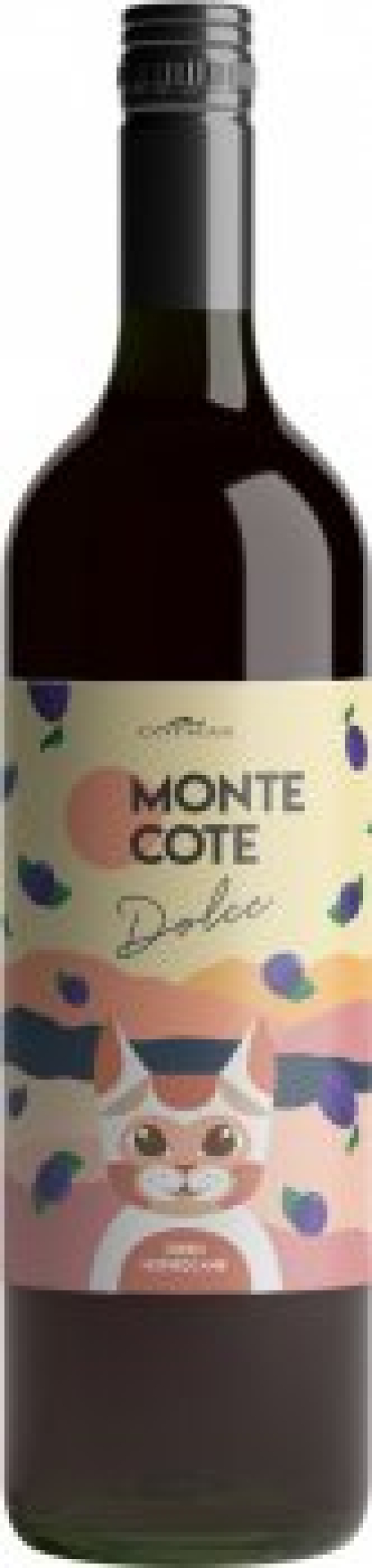 Вино Monte Cote Dolce терен-чорнослив 13% 0,75л