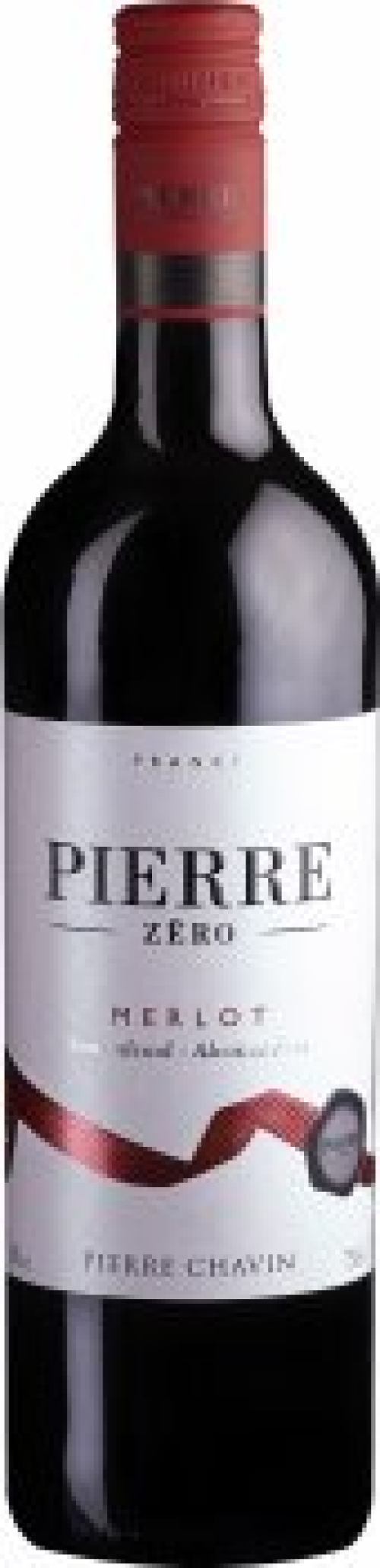 Вино Domaines Pierre Chavin Pierre Zéro Merlot красное полусладкое 0.75л Безалкогольное (3760200890159) 