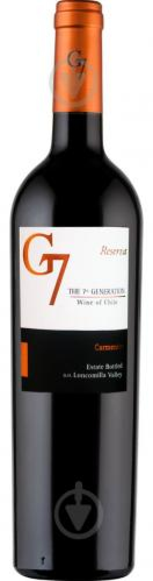 Вино G7 Carmenere червоне сухе, 0,75л