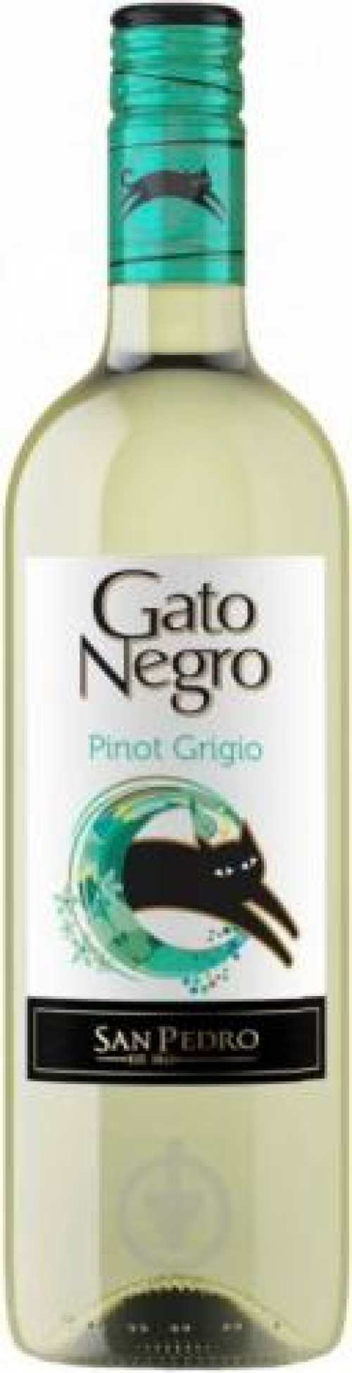 Вино Gato Negro Pinot Grigio Chile белое сухое, 0,75л