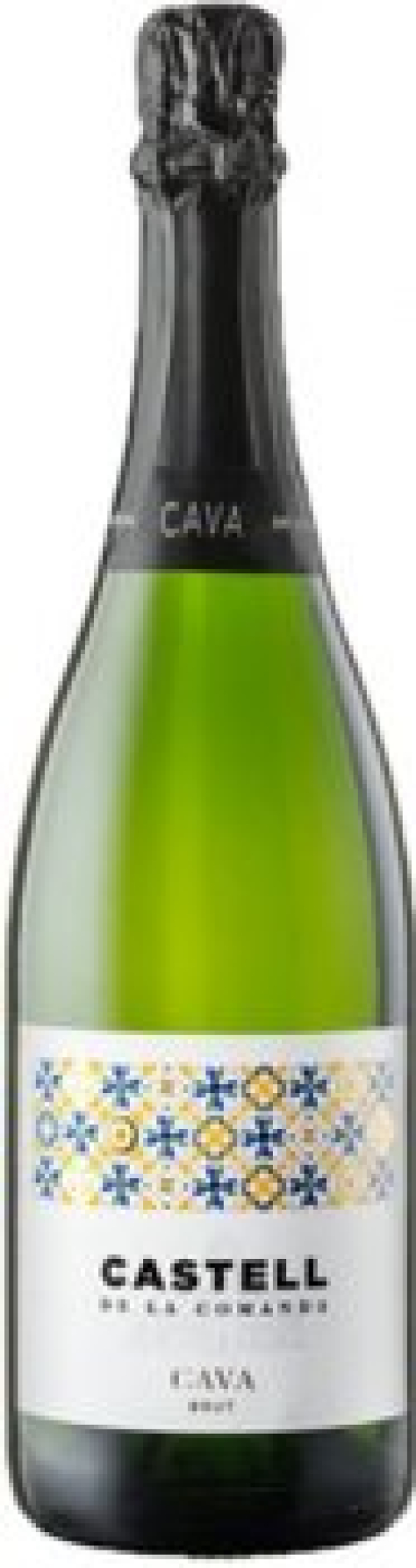 Вино ігр Castell de la Comanda Cava Brut біле сухе, 0,75л