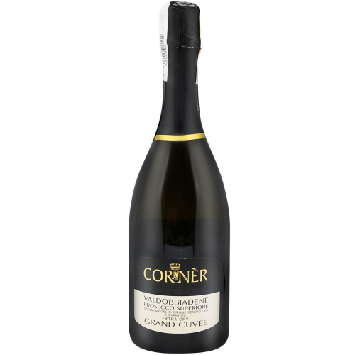 Вино ігристе Corner Prosecco Grand Cuvee біле сухе 0,75л