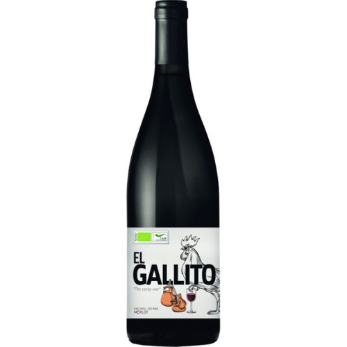 Вино Sal de Fiesta El Gallito Merlot Eco черв сухе, 0,75л