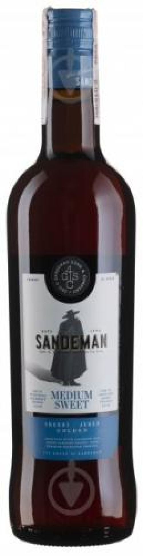 Вино Sandeman Медіум Світ біле кріплене, 0,75л