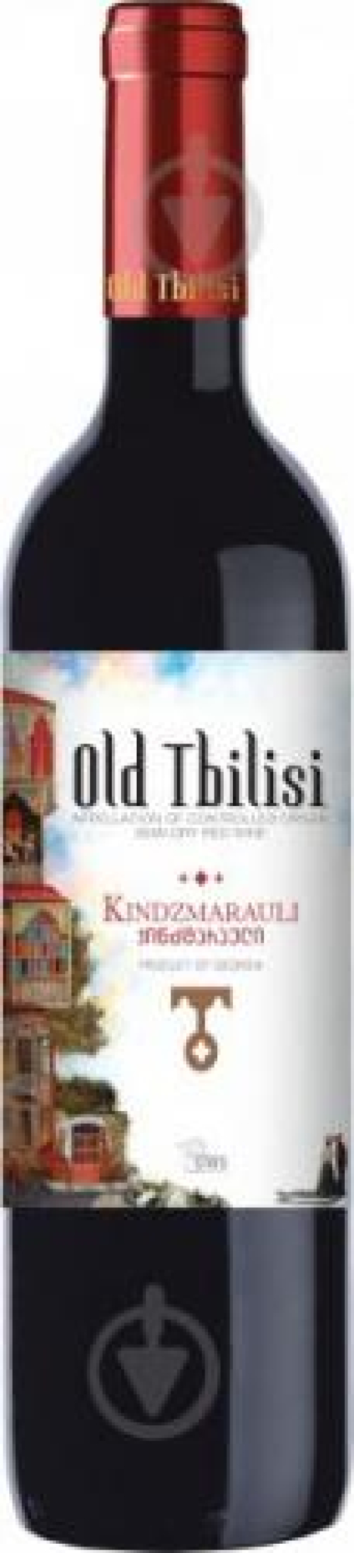 Вино Старий Тбілісі Кіндзмараулі червоне напівсолодке 11,5% 0,75л