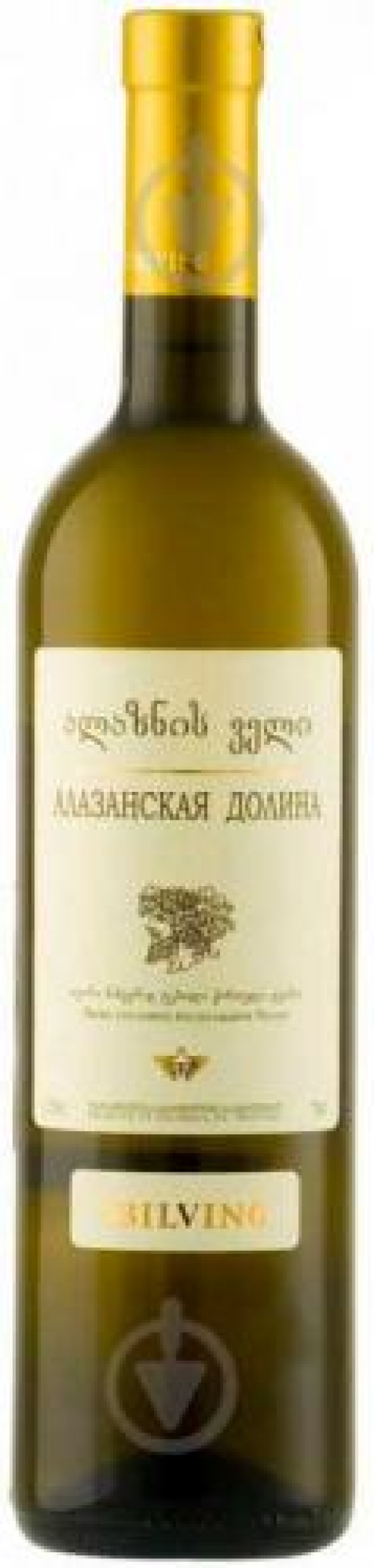 Вино Тбілвино АЛАЗАНСЬКА ДОЛИНА біле нап, 0,75л