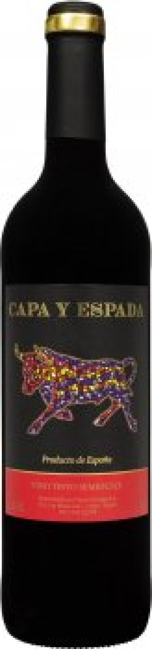 Вино Vinos & Bodegas Capa y Espada Vino tinto semidulce красное полусладкое 0.75л 11% (8429531013204) 