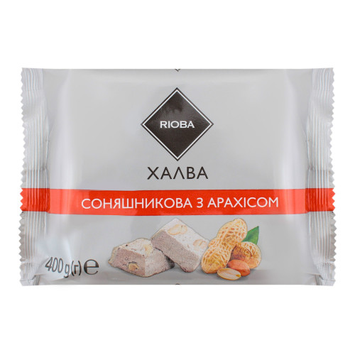 Халва соняшникова з арахісом Rioba м/у 400г