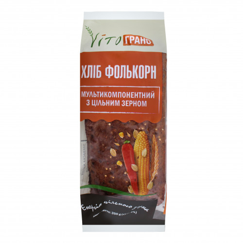 Хліб мультикомпонентний з цільним зерном Фолькорн Vito Грано м/у 350г