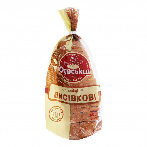 Хлібці висівкові пшеничні нарізні Одеський хлібозавод №4 м/у 400г