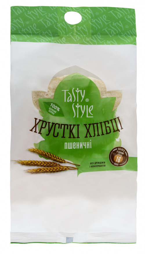 Хлібці хрусткі пшеничні Tasty Style м/у 60г