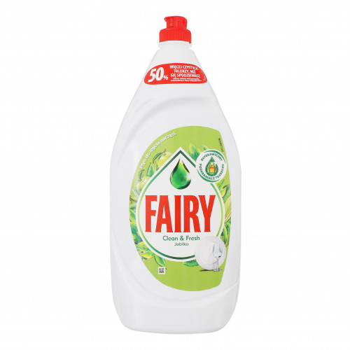 Засіб для миття посуду Яблуко Clean&Fresh Fairy 1350мл