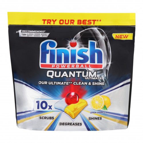 Засіб для миття посуду Quantum Ultimate Powerball Finish 125г