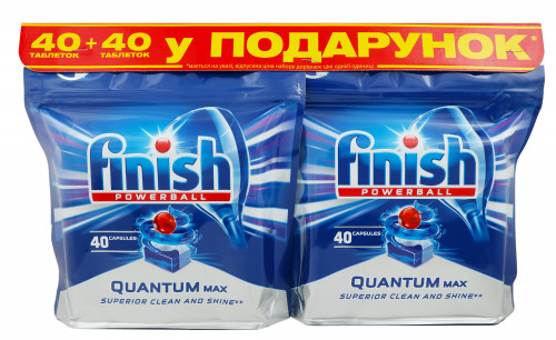 Засіб Finish Quantum для посудомийних машин 2*728г