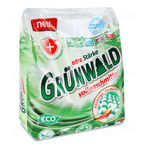 Засіб миючий синтетичний 0,8 кг Grunwald універсальний порошок к/уп
